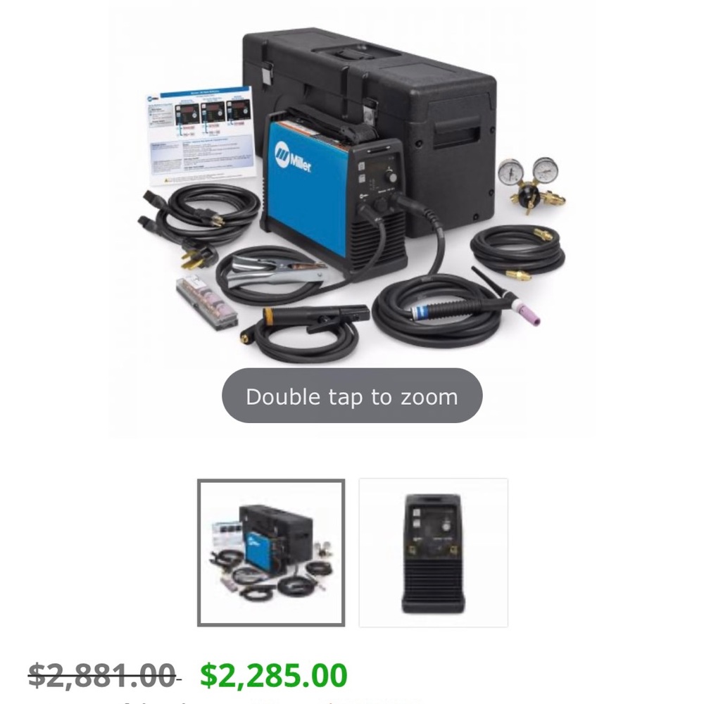 Miller Maxstar 161 STL TIG And Stick Welder With X-Case (907710001)